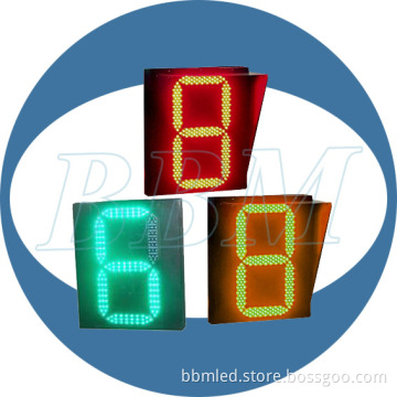 Factory Direct Sell LED Countdown Timer Traffic Light